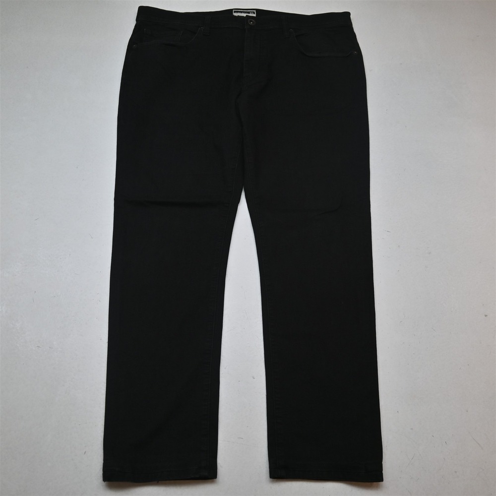 Travis Mathew 38x30 Black Featherweight Denim Slim 5 Pocket Mens Jeans